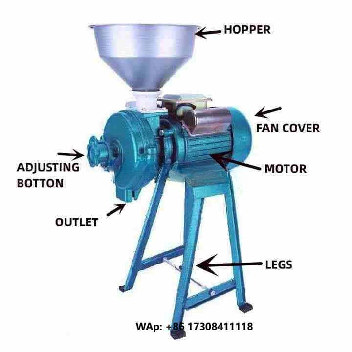 Grain Mill Grinder - Moinho Pulverizador de Grãos Úmidos e