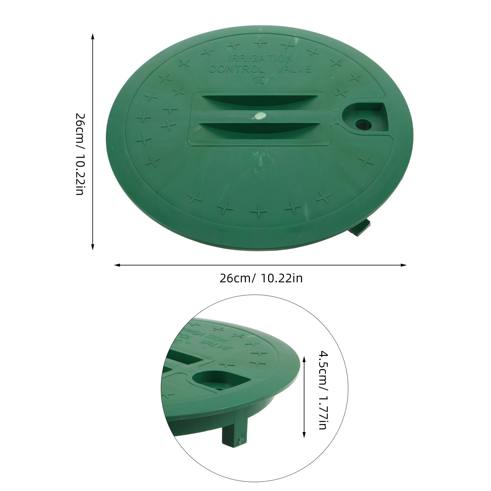 2 Peças de Tampa Redonda de Pl - Farming System & Sustainable Agriculture avaliação e preço