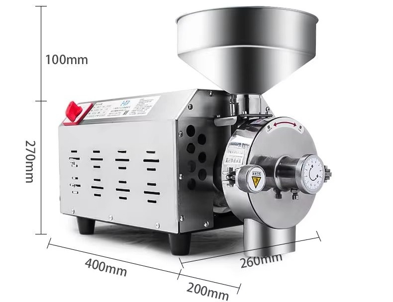 Moinho Pulverizador Comercial  - Grain Mill Grinder avaliação e preço